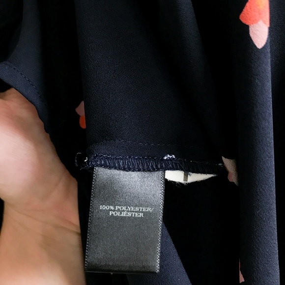 Ann Taylor Geo V-Neck Blouse - Picture 5 of 6